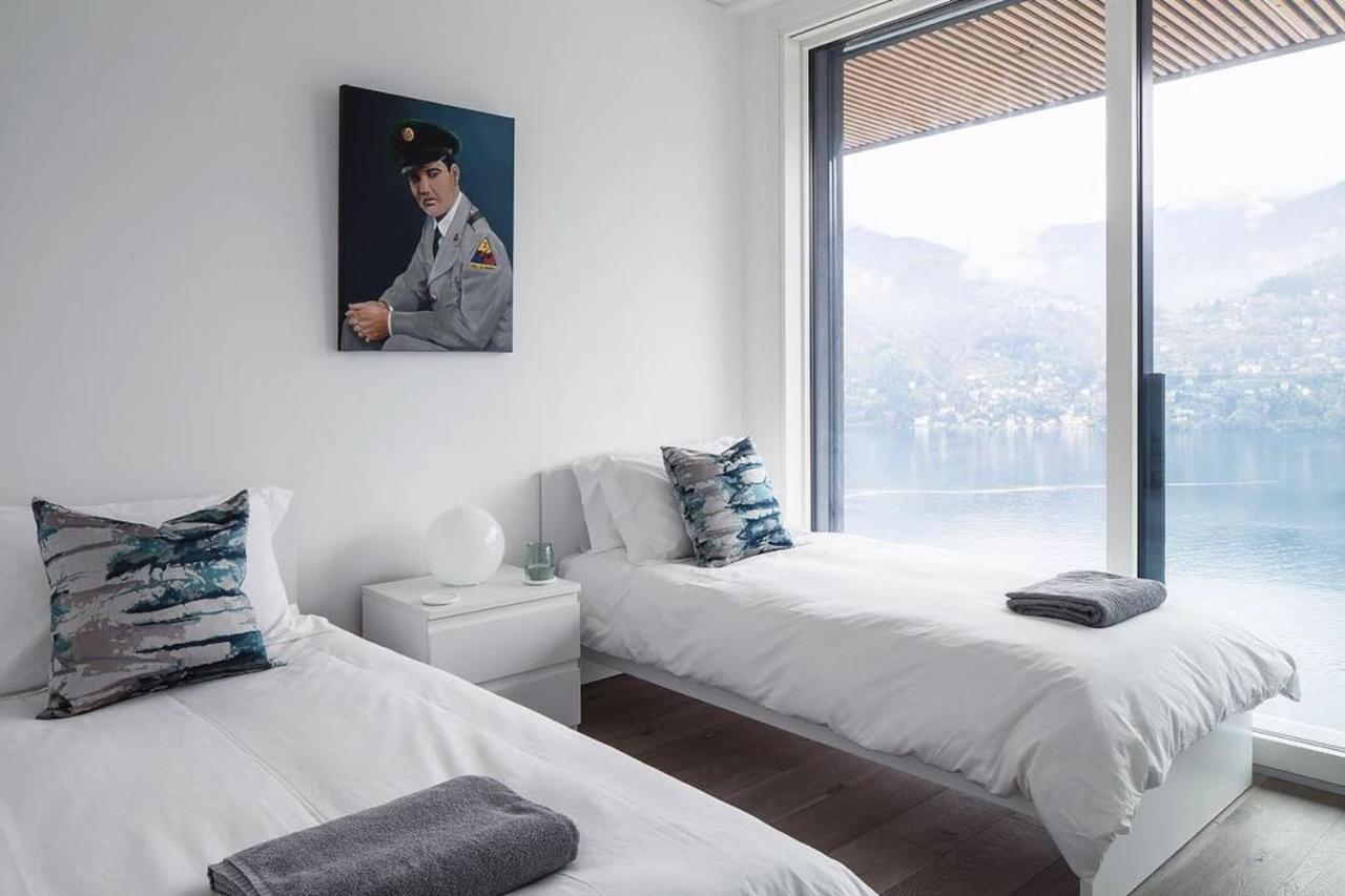شقة Ulivi Luxury Loft & Pool - The House Of Travelers Carate Urio المظهر الخارجي الصورة