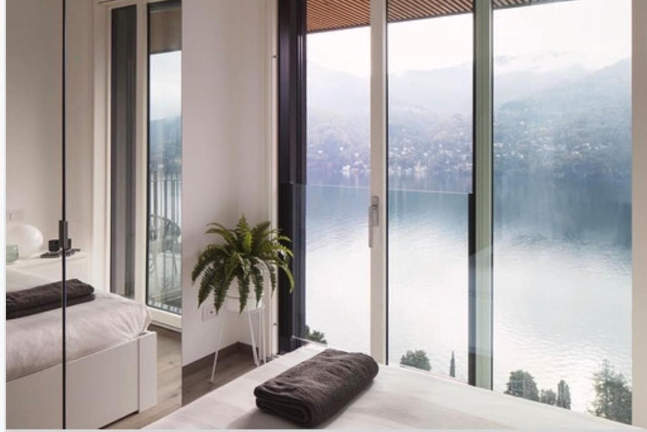شقة Ulivi Luxury Loft & Pool - The House Of Travelers Carate Urio المظهر الخارجي الصورة